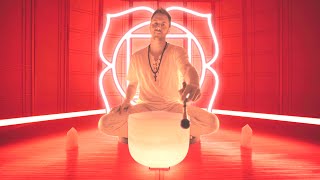 Root Chakra Grounding Frequency Sound Bath  257Hz Singing Bowl and Tuning Fork Muladhara [upl. by Nilo]