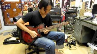 Godin Lg P90 Guitar Drive Sound [upl. by Yirinec229]