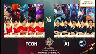 မြန်မာ M6 Myanmar Qualifier Playoffs FCON Vs Ai Bo5 Game  4 [upl. by Standing]