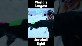 Worlds Largest Snowball Fight [upl. by Pang153]