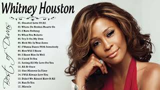 Whitney Houston Greatest Hits Full Album  Whitney Houston Best Song Ever All Time [upl. by Rj]