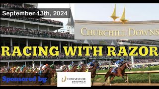 LIVE Horse Racing Handicapping  Churchill Downs  Belmont at the Big A  Gulfstream  Fri Sept 13th [upl. by Annoerb409]