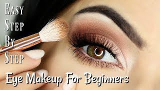 Beginners Eye Makeup Tutorial  Parts of the Eye  How To Apply Eyeshadow [upl. by Yenroc]