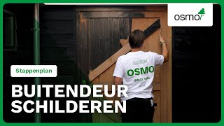 Buitendeur Schilderen  Hoe schilder ik een Buitendeur  Osmo Nederland [upl. by Niliak]