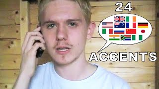 The English Language In 24 Accents [upl. by Onaimad]