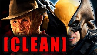 CLEAN Freddy Krueger vs Wolverine  Epic Rap Battles of History [upl. by Dredi]