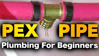 How to Install PEX Pipe Easy DIY Tutorial for Beginners  StepbyStep Guide [upl. by Adnuahs231]