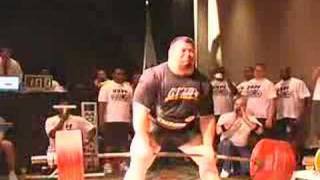 Brian Siders 375kg826lb deadlift  SHW [upl. by Tezil]