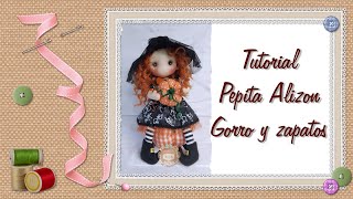 TUTORIAL Pepita Alizon COMO hacerle GORRO de BRUJA  Pepita Alizon TUTORIAL HOW to make a WITCH HAT [upl. by Nevaed638]