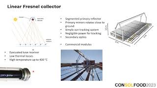 S2A8 Antonio Famiglietti et al Spain Community solar cooker using linear Fresnelcollector [upl. by Dobbins]