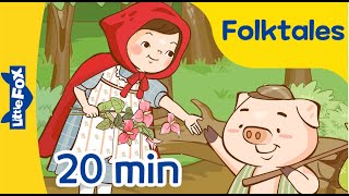 The Three Little Pigs Little Red Riding Hood and More  Compilation  Folktales [upl. by Lehcar769]