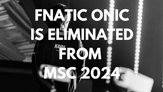 Fnatic Onic is Eliminated in MSC 2024MLBB [upl. by Harding]