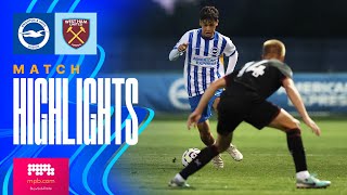 HIGHLIGHTS  Brighton v West Ham  Premier League 2 [upl. by Wera600]