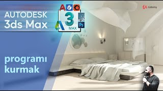 3ds Maxte Modelleme ve Render Eğitimi  01  Programı Kurmak [upl. by Myrilla]