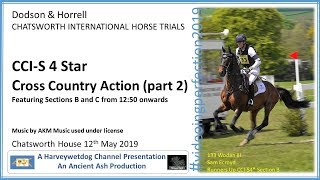 Chatsworth International Horse Trials 2019 CCIS4 Cross Country part 2 [upl. by Ecnarolf]