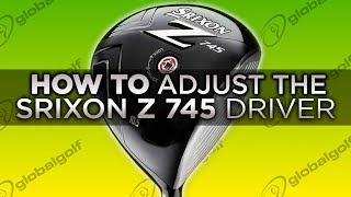 HowTo Adjust the Srixon Z 745 Driver [upl. by Irving952]