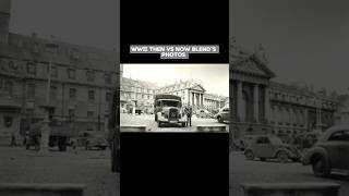 RARE WWII THEN VS NOW BLENDS PHOTOS viralshorts ww2 [upl. by Aenitsirhc394]