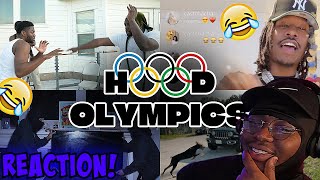 HOOD OLYMPICS 2024 REACTION AMP JOINED THE OLYMPICS 2024 rdcworld amp reaction fyp [upl. by Nonnaihr816]