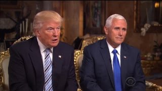 Watch Donald Trump and Mike Pence Clash In Awkward Joint Interview [upl. by Ola599]