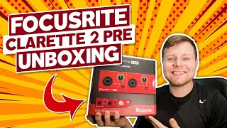 Best audio interface  Focusrite Clarett 2pre Usb Audio Interface Unboxing amp Review [upl. by Bruis]