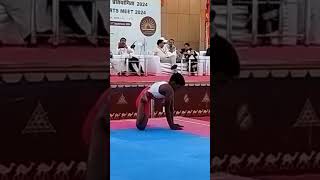 Rhythmic Yoga Performance लयबद्ध योग प्रदर्शन playyogamusic yogapractice shortsviral [upl. by Norrie]