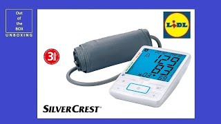 SilverCrest HealthForYou Upper Arm Blood Pressure Monitor SBM 69 UNBOXING Lidl AAA 230 mmHg 42cm [upl. by Pampuch]