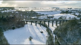 Glenrothes Leslie at Winter 2021 Viaduct in Scotland [upl. by Lenz]