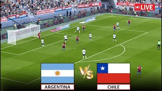 🔴LIVE ARGENTINA vs CHILE I 2026 FIFA WORLD CUP QUALIFICATION MATCH I eFOOTBALL PES 21 GAMEPLAY [upl. by Breger274]