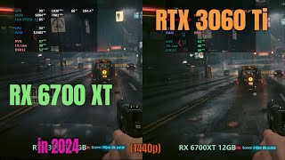 RTX 3060 Ti vs 6700 XT  1440p gaming 2024 [upl. by Ikram]