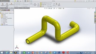 3D PIPE DRAWING IN AUTOCAD [upl. by Immanuel]