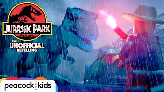 TRex Attacks the Tour  LEGO Jurassic Park The Unofficial Retelling [upl. by Lessur]