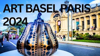 ART BASEL PARIS 2024  HIGHLIGHTS  DANA SCHUTZ YAYOI KUSAMA M PISTOLETTO GLENN BROWN [upl. by Idnim]