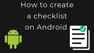 How to turn a Recyclerview into a Checklist on Android [upl. by Keldon]