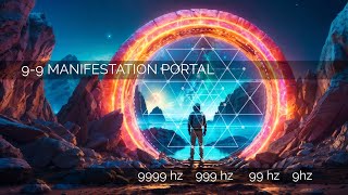 Bilateral Stimulation 999hz 9999hz Isochronic  99hz Pure Tone 9hz Wave [upl. by Aivizt774]