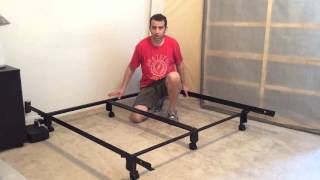 Leggett And Platt Instamatic Bed Frame with Wheels Review [upl. by Eerrahs809]