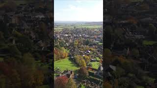 English Town Chipping Campden dronevideo travel djimini4pro England drone Autumn dji [upl. by Rochus]