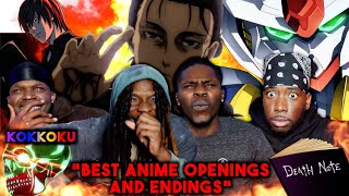 RAP FANS react to THE BEST ANIME OPENINGS and ENDINGS for the FIRST TIME 4 [upl. by Haroun]