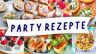 Partysnacks Schnelle Ideen für kalte Fingerfood Rezepte zum Vorbereiten  Leckeres Party Essen [upl. by Amikehs836]