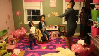 Thanksgiving Day Dance Party In Skylars Playroom [upl. by Blunk]