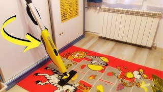 Karcher SC3 EasyFix Steam Cleaner  Settings Setup and Test on Carpet [upl. by Ariamo]