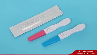 One Step Urine HCG Pregnancy and Ovulation Test Midstream [upl. by Ayekram]