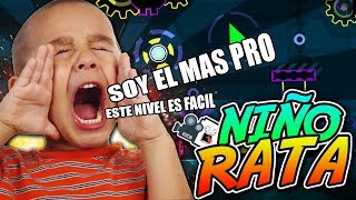 ¡EL NIÑO RATA MAS LOCO DE GEOMETRY DASH [upl. by Eiralam]