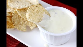 Queso Blanco Cheese Dip Recipe  Nacho Cheese Sauce by khana academy [upl. by Dnalhsa]