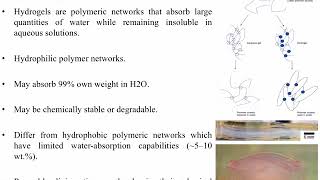 4 Dendrimers amp Hydrogels [upl. by Najtsirk]