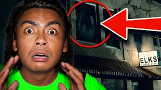 GHOST HUNTING at Elks Lodge 3AM ft Alex Wassabi SHOCKING FOOTAGE [upl. by Linder]