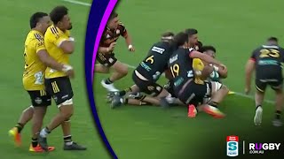 Ardie Savea goes beastmode to score against the Chiefs [upl. by Wachter12]