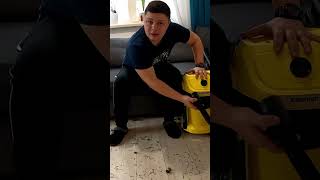 Review  Funcția de suflare a frunzelor la aspiratorul KARCHER WD3 Partea 3 [upl. by Aisiram19]