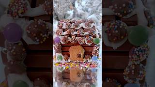 I Made A KIT KAT HOUSE  chocolate candy asmr amsrsounds christmas satisfying shorts fun [upl. by Onig]