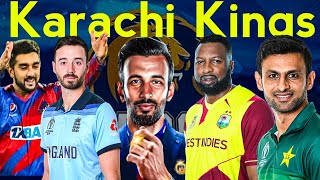 Karachi kings complete squad for psl 9  kk team Pakistan super league 2024  psl all teams kk psl [upl. by Ennovart]