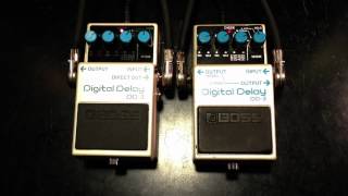 Boss DD2 vs DD3 Digital Delay [upl. by Sugna]